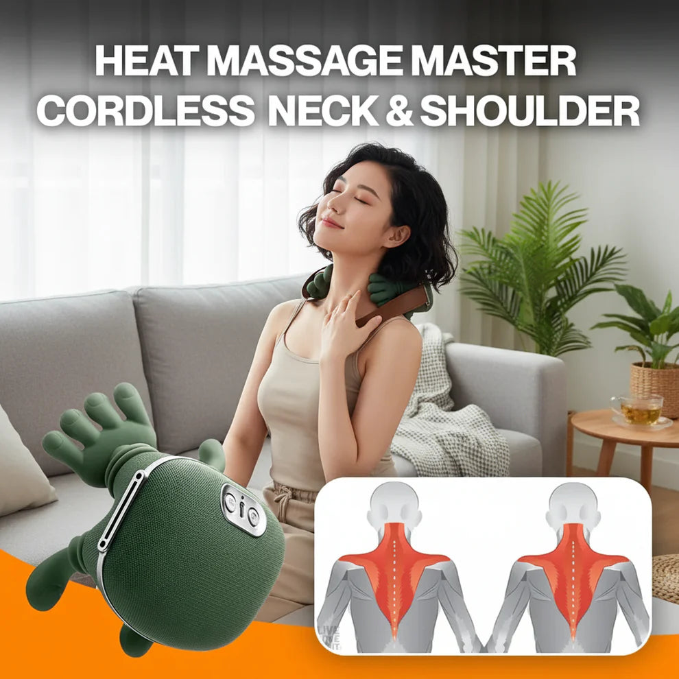 PulseHeat™– Smart Neck & Shoulder Massager